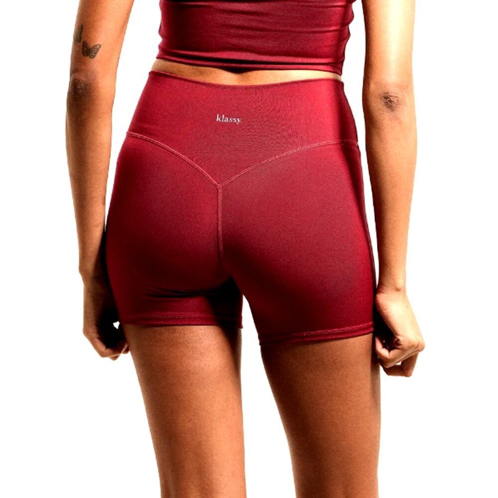 Klassy Women's Cherry Red AllWays 5" Shorts Size XS